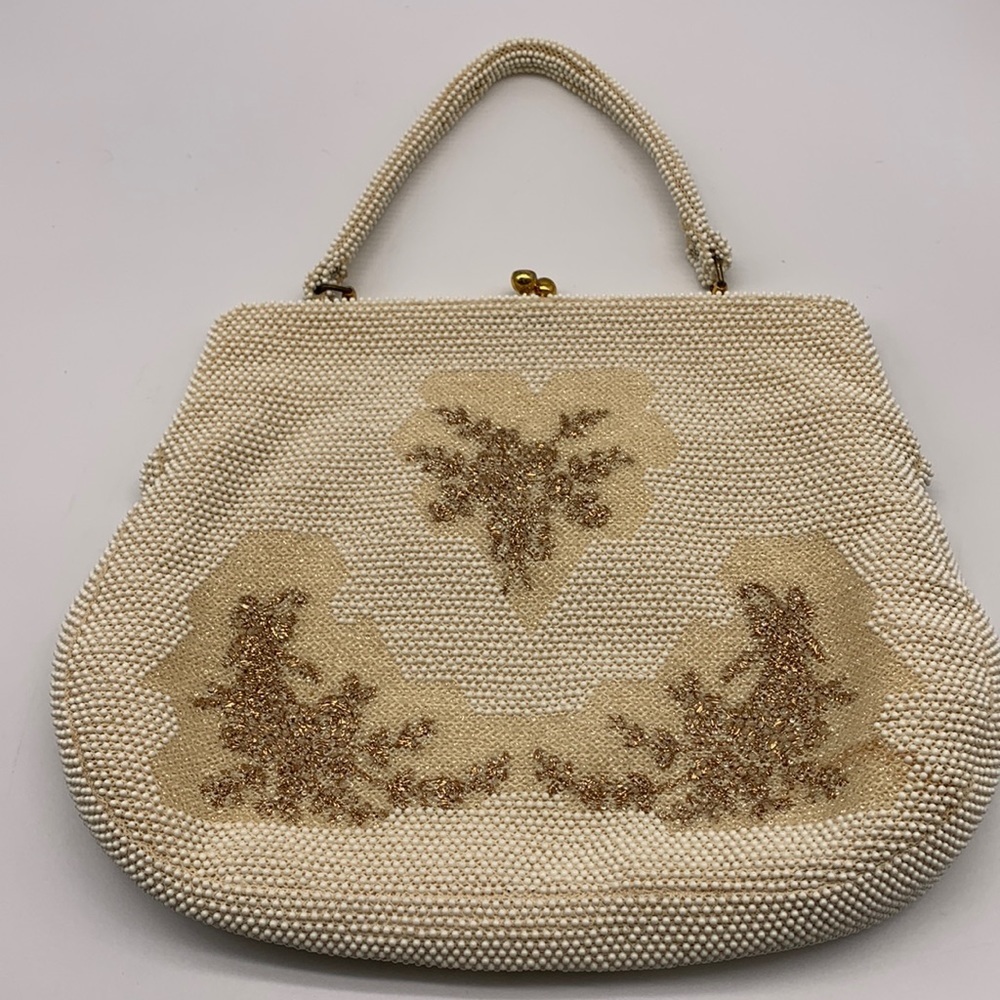 Lumured Petite Bead Vintage Handbag